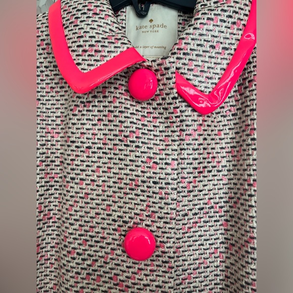 Kate Spade coated tweed waterproof coat - Picture 2 of 6